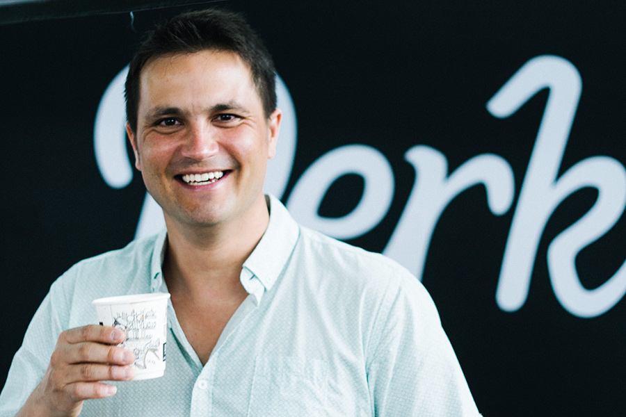 Paul Berthelsen, founder of Perk Coffee
