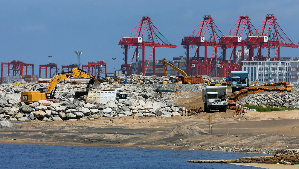 A port city in the works for China.