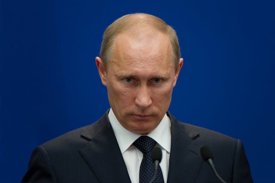 Not amused? Vladimir Putin. Shutterstock