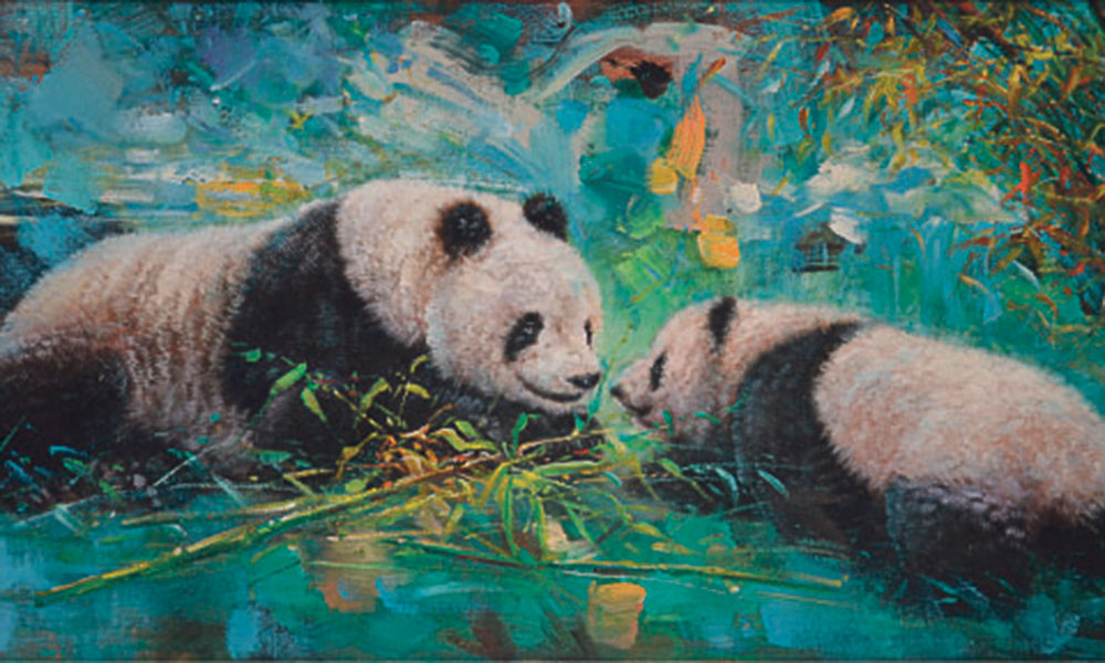 Fun Time | Oil on Canvas | 50 x 90cm | 2014 (Courtesy of Huang Xiong Wen)