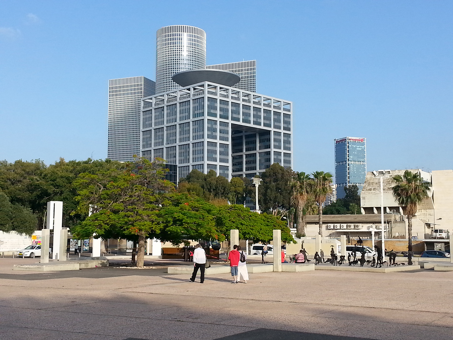 The Kirya compound. The Chinese are digging nearby