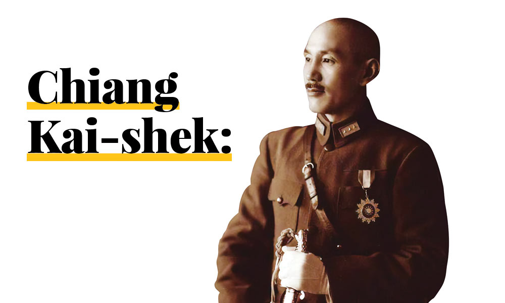 Chiang Kai-shek, leader of the Nationalist Chinese governmentconquered